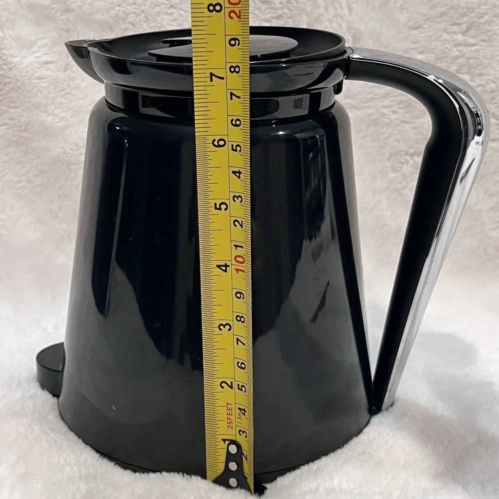 Keurig 2.0 32oz Replacement Thermal‎ Carafe Black with Chrome Silver Handle